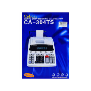 Calculadora Impresora Uso Pesado 12 Dígitos CA-304TS Celica