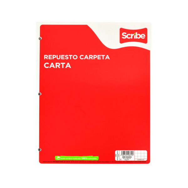 Repuesto para carpeta Scribe