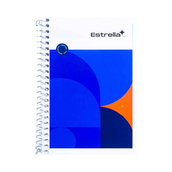 Libreta Estrella 1/8 Espiral Raya 100 Hjs