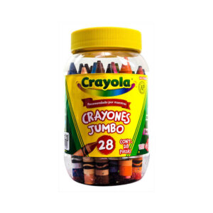 Bote Crayola crayones jumbo