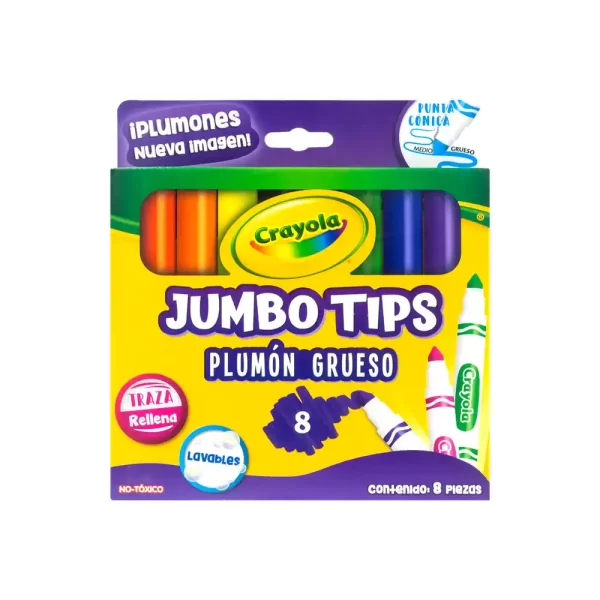Plumones Crayola gruesos