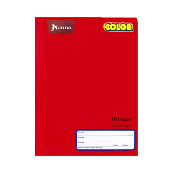 Cuaderno Norma cosido college