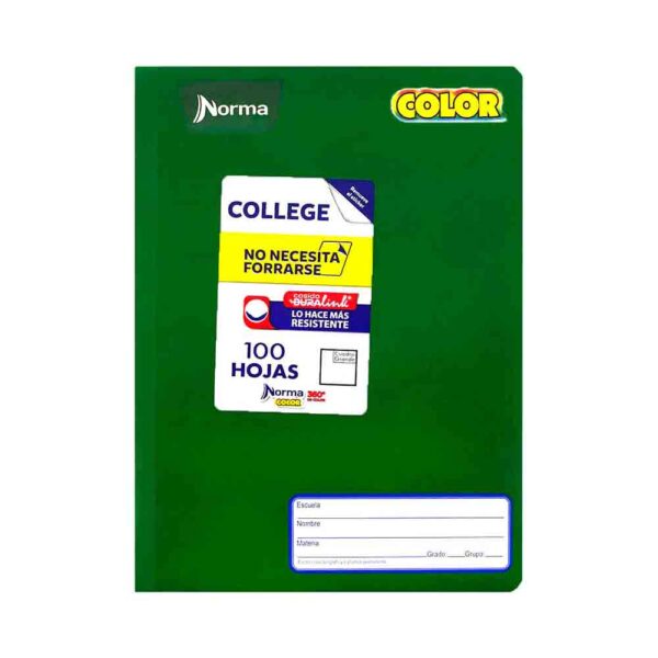 Cuaderno Norma cosido college