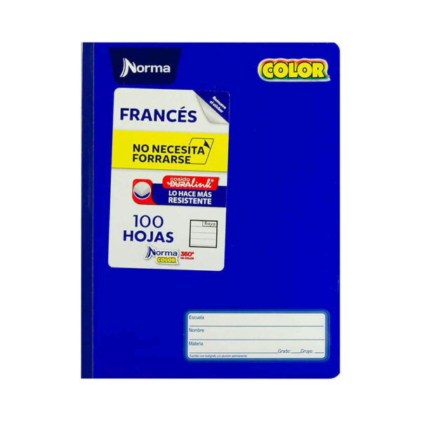 Cuaderno frances cosido raya Norma