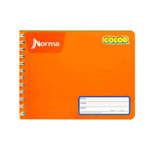 Cuaderno con dole espiral forma italiana cuadro chico Norma