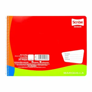 Cuaderno de Dibujo Marquilla Scribe