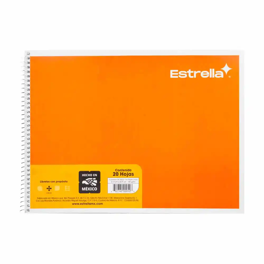 Block de Dibujo Estrella