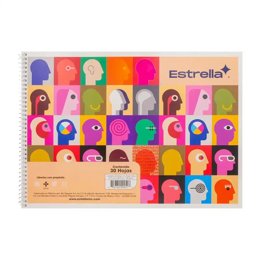 Block de Dibujo Estrella