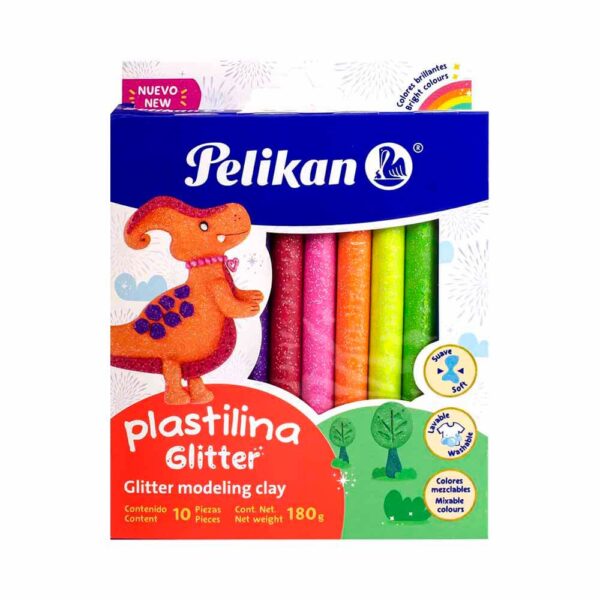 Plastilina Pelikan con Glitter