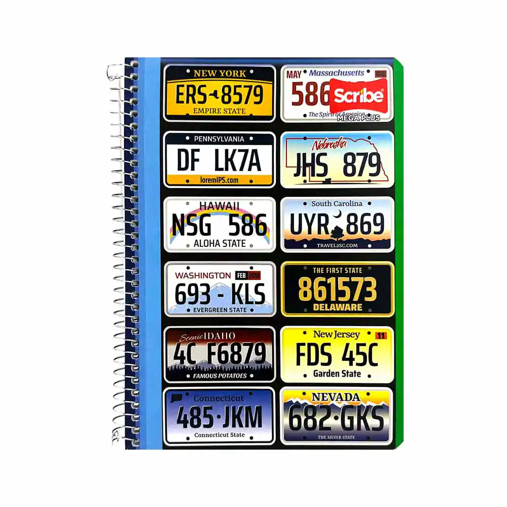 Cuaderno frances con espiral Scribe