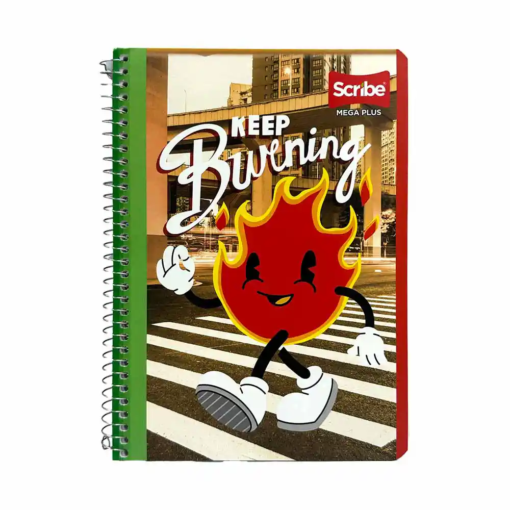 Cuaderno frances con espiral Scribe