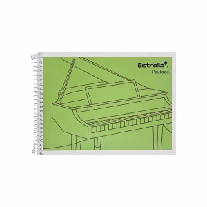 Cuaderno Italiano Espiral Pautado Estrella
