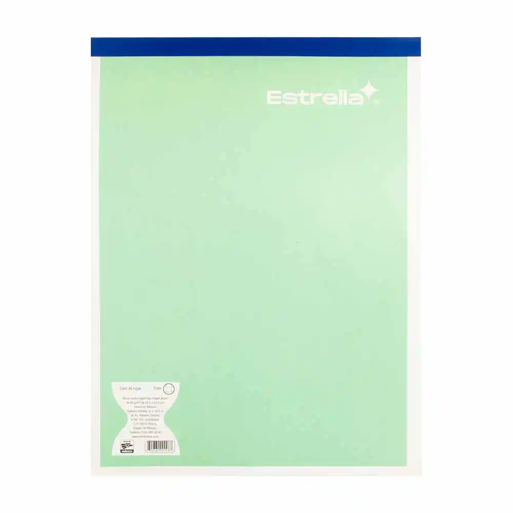 Block Carta Estrella