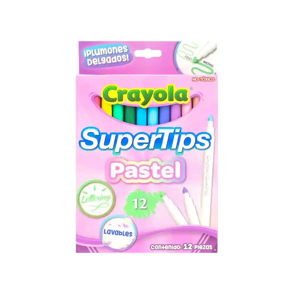 Crayola SuperTips pastel