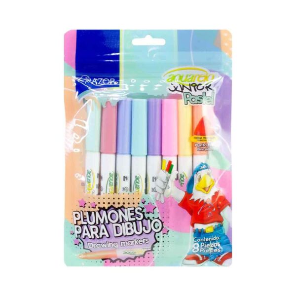 Marcadores Aquarelo junior pastel