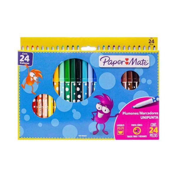 Plumones Paper Mate 24 piezas