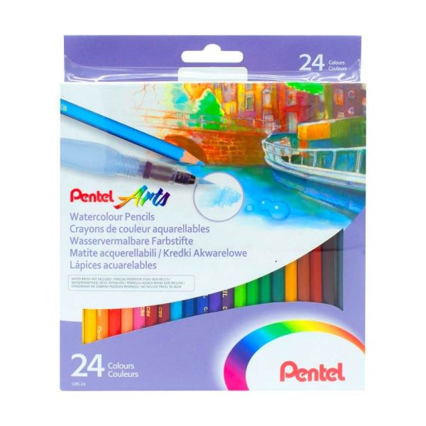 Colores acuarelables Pentel