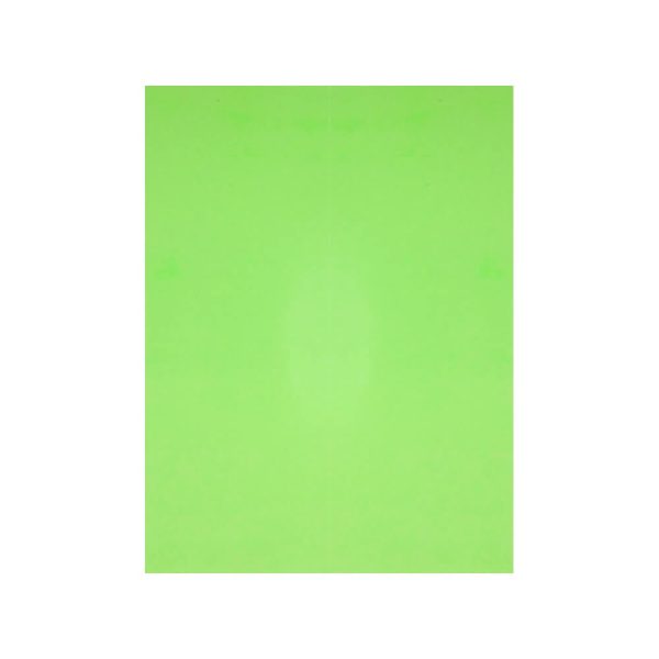 Papel de china verde fluorescente