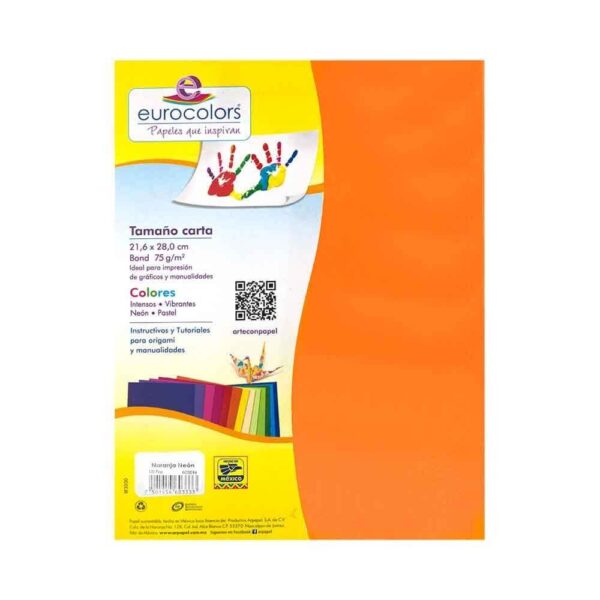 Papel carta de colores Eurocolors