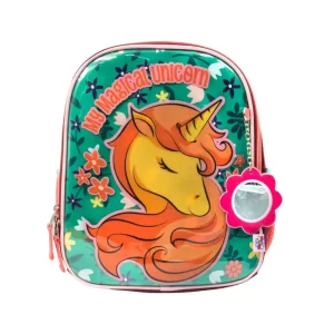 Mochila escolar con diseño de unicornio