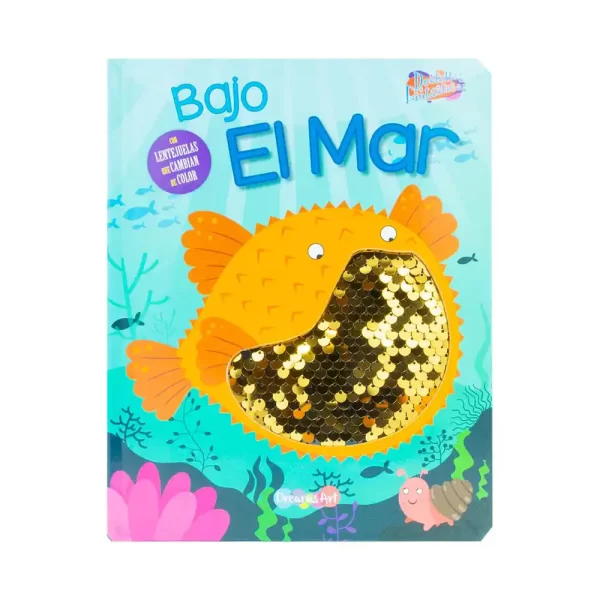 Libro con lentejuelas