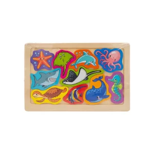 Rompecabezas madera infantil
