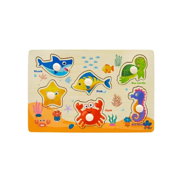 Rompecabezas madera infantil