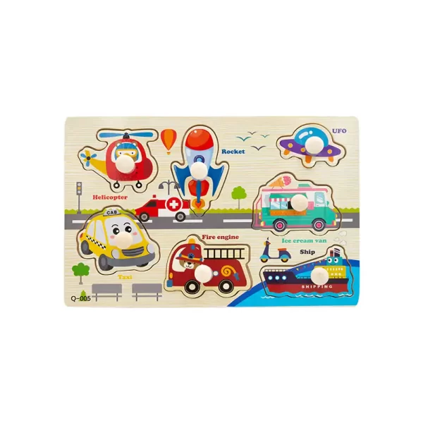 Rompecabezas madera infantil