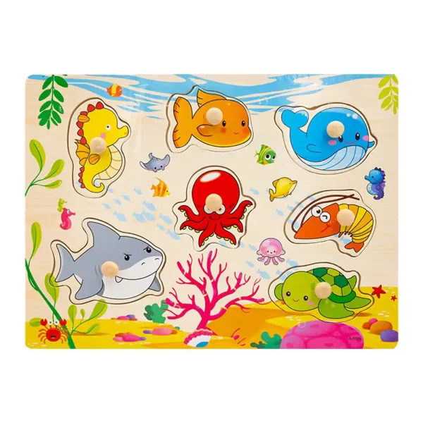 Rompecabezas madera infantil