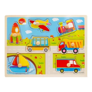 Rompecabezas madera infantil
