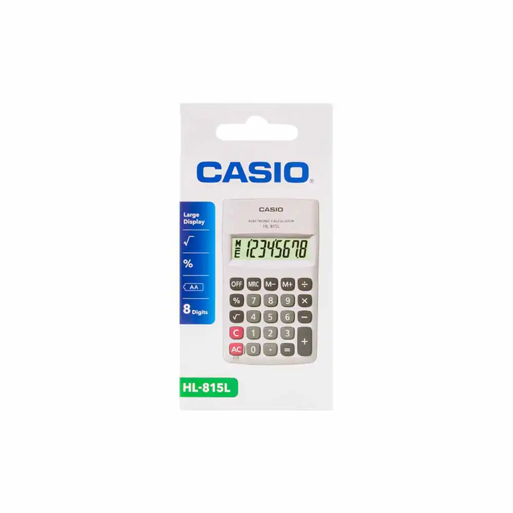 Calculadora Casio blanca