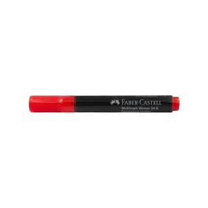 Marcador permanente rojo Faber Castell