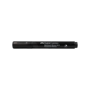 Marcador permanente negro Faber Castell