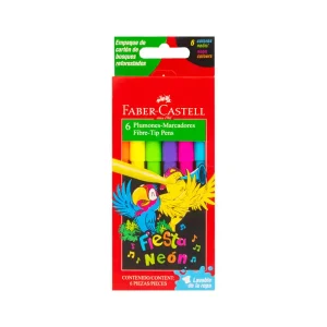Plumones Faber Castell neon