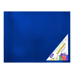 Cartulina metalica azul